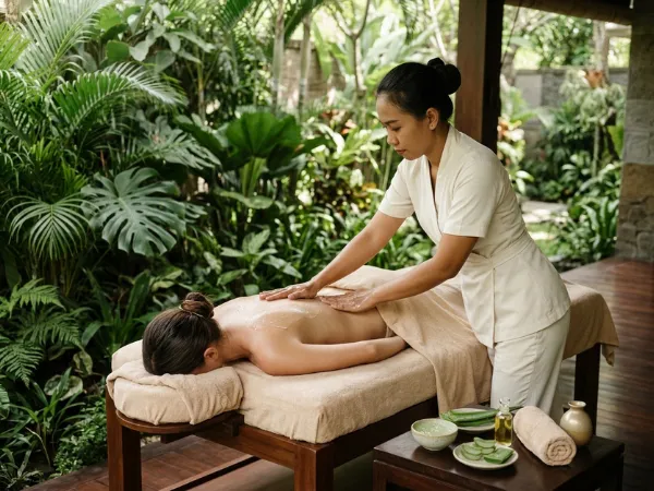 Treatments aloe vera massage